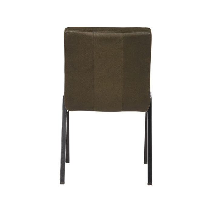 LABEL51 Eetkamerstoel Matz - Legergroen - Microvezel - Afbeelding 5