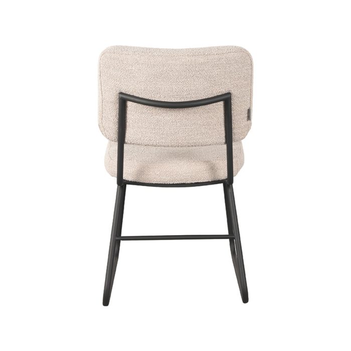 LABEL51 Eetkamerstoel Noah - Naturel - Boucle - Afbeelding 5