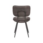 LABEL51 Eetkamerstoel Gus - Antraciet - Microfiber - Afbeelding 5