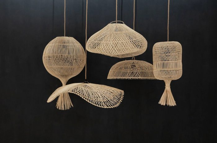 De Dumpling Vloerlamp - Hanglamp - Natuurlijk - L - Afbeelding 5