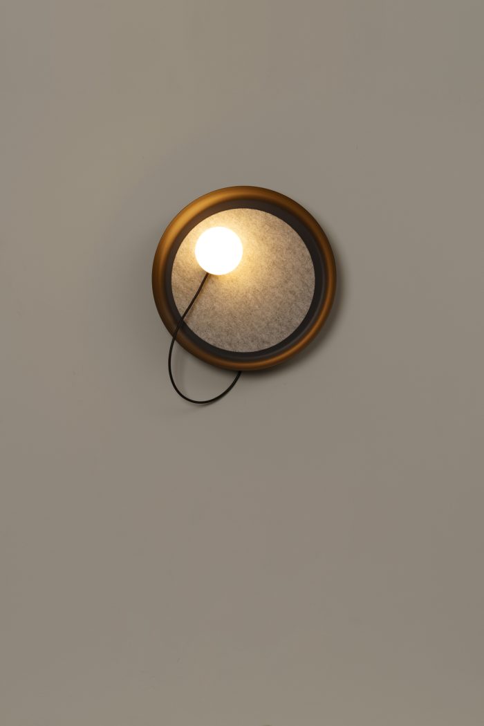 Wandlamp met draad @ 38 cm G9 gestructureerd antraciet grijs - Afbeelding 4