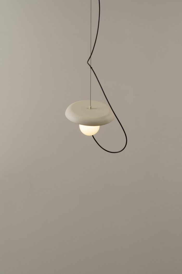 Draad hanger @ 24cm. G9 gestructureerd mink - Afbeelding 5