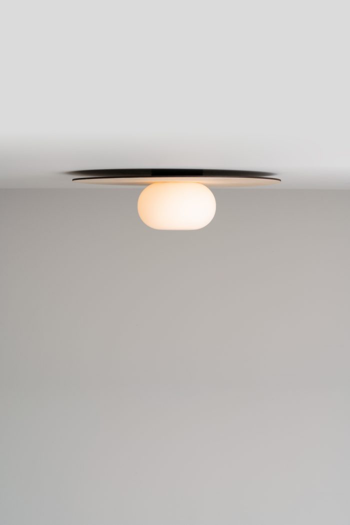 Wand/plafondlamp Knock G9 @ 40 cm essenhout - Afbeelding 5