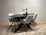 Oslo Zwart Ovaal 210 cm - Afbeelding 5