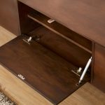Zwevend tv-meubel Vision Walnut | 120 cm - Afbeelding 6