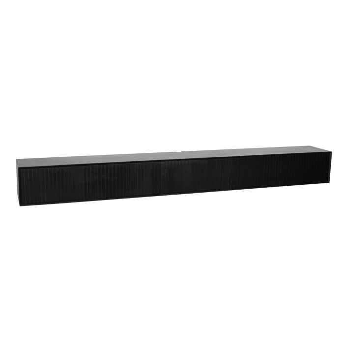 Zwevend tv-meubel Madison Zwart | 280 cm - Afbeelding 6