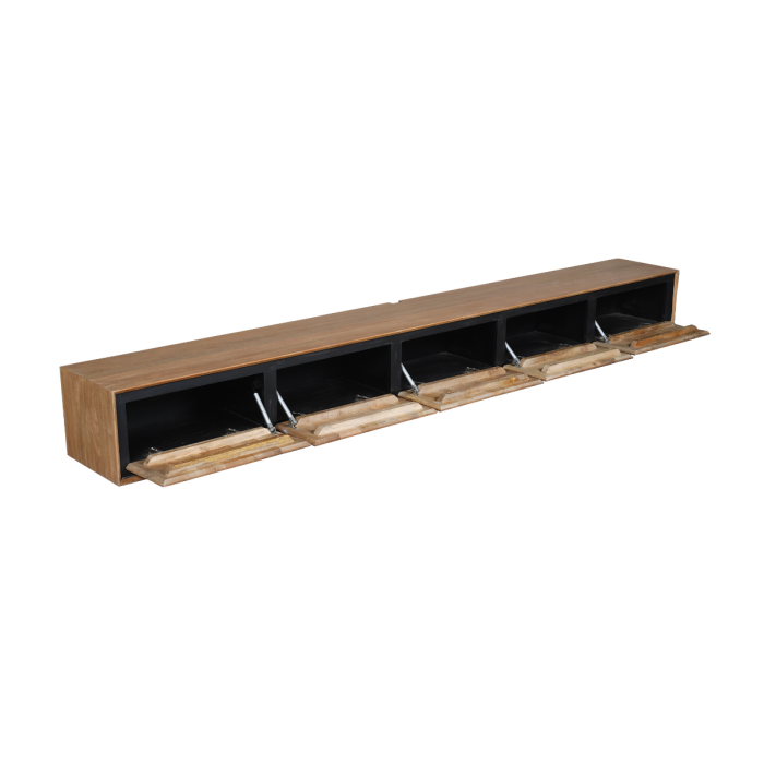 Zwevend tv-meubel RichWood | 280 cm - Afbeelding 6