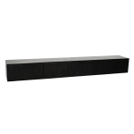 Zwevend tv-meubel Madison Zwart | 240 cm - Afbeelding 6
