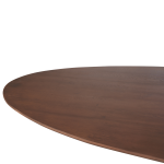 Eiken eettafel Ferris | Ovaal 210 cm | Walnoot - Afbeelding 6