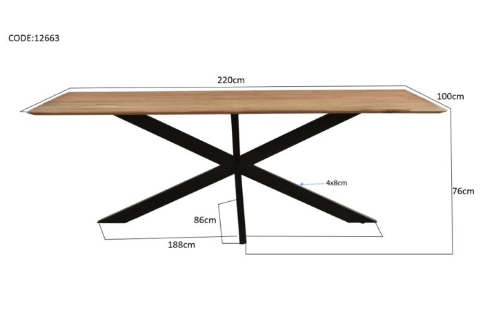 Oslo Spin Acasia 220 cm - Afbeelding 6