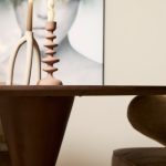 Eettafel Lima Walnoot | 150 cm | Rond - Afbeelding 6