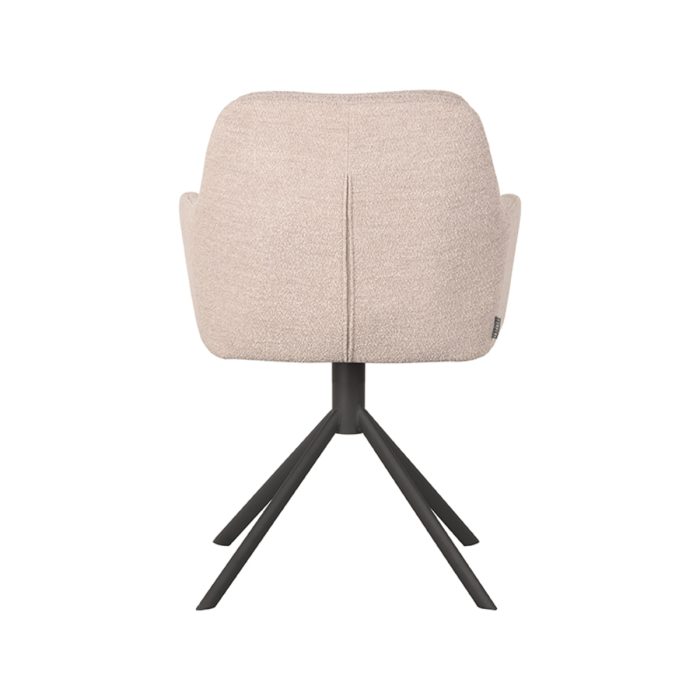 LABEL51 Eetkamerstoel Joy - Naturel - Boucle - Afbeelding 6