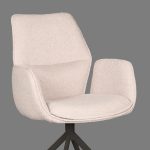 LABEL51 Eetkamerstoel Mellow - Naturel - Boucle - Afbeelding 6