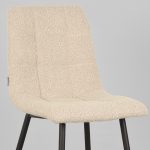 LABEL51 Eetkamerstoel Juul - Zand - Boucle - Afbeelding 6