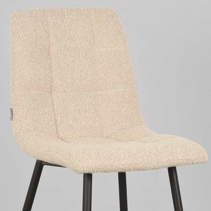 LABEL51 Eetkamerstoel Juul - Zand - Boucle - Afbeelding 6