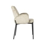 LABEL51 Eetkamerstoel Joni - Beige - Fluweel - Afbeelding 6