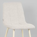 LABEL51 Eetkamerstoel Nino - Naturel - Boucle - Afbeelding 6