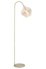 Vloerlamp 45x28x160 cm RAKEL antiek brons + gerookt - Afbeelding 6