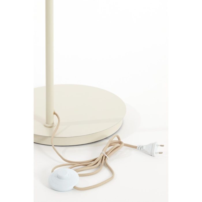 Vloerlamp Baylie - Mat crème - 43x30x165cm - Afbeelding 6