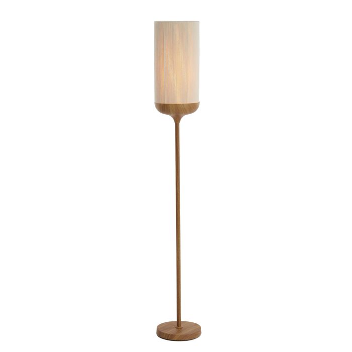 Vloerlamp Dania - Crème/Naturel - Ø23x159cm - Afbeelding 6
