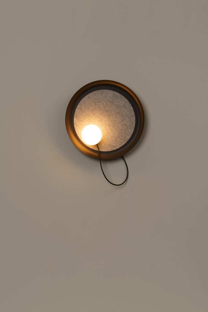 Wandlamp met draad @ 38 cm G9 gestructureerd antraciet grijs - Afbeelding 5
