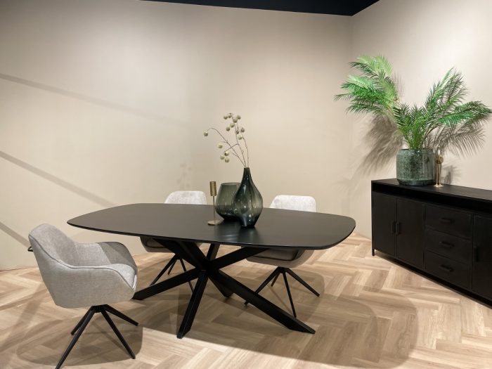 Oslo Ronde Zwart 120 cm - Afbeelding 6