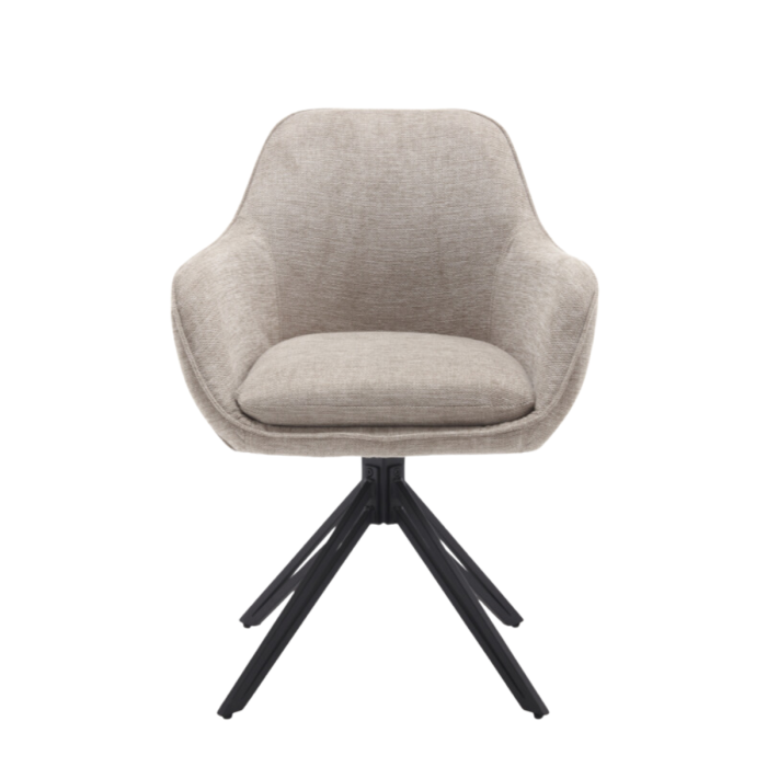 Eetkamerstoel Jens | Beige (set van 2) - Afbeelding 6