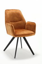 Eetkamerstoel Nova | Goud (set van 2) - Afbeelding 6