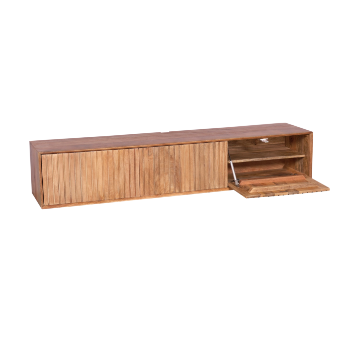 Zwevend tv-meubel Madison Naturel | 160 cm - Afbeelding 7