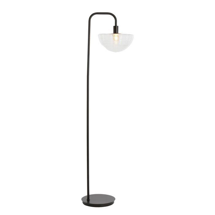 Vloerlamp Baylie - Mat zwart - 43x30x165cm - Afbeelding 7