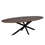 Eiken eettafel Ferris | Ovaal 210 cm | Walnoot - Afbeelding 7