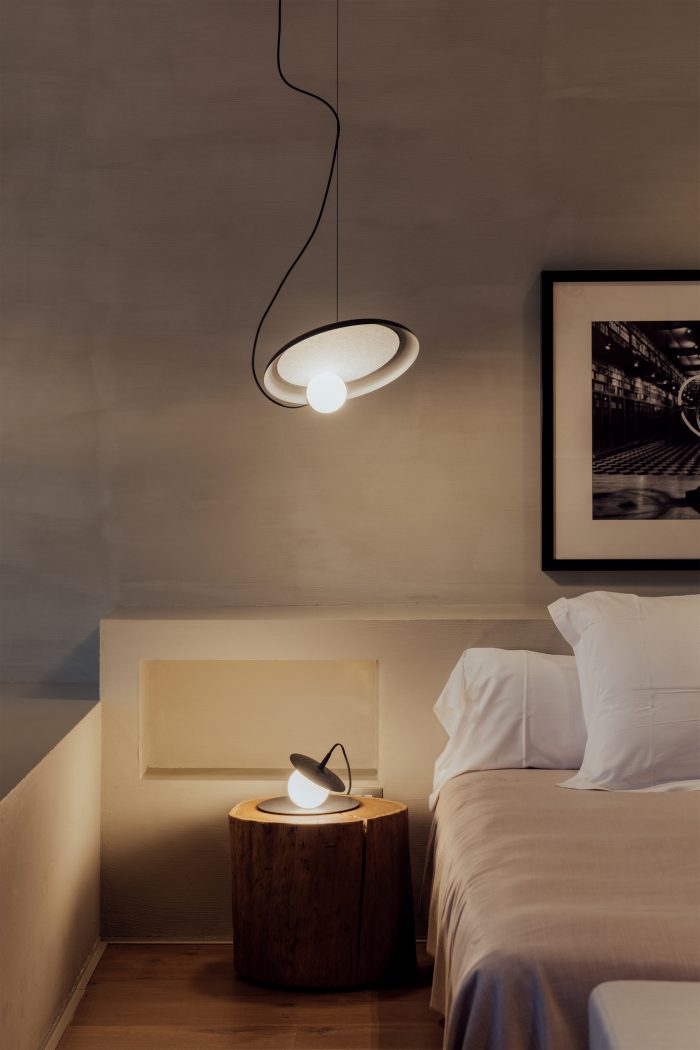 Hanglamp @38 cm. G9 in gestructureerd antraciet grijs. - Afbeelding 5