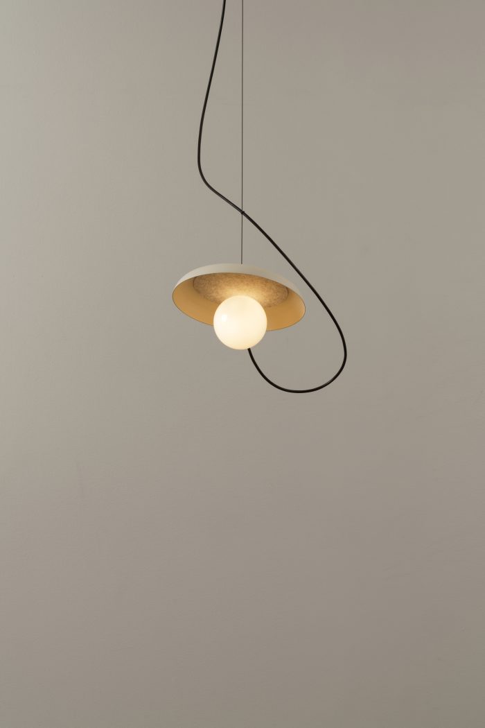 Draad hanger @ 24cm. G9 gestructureerd mink - Afbeelding 7