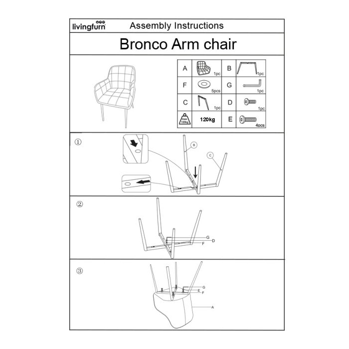 Bronco Greige (set van 2) - Afbeelding 7