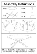 Oslo Zwarte Ronde 130 cm - Afbeelding 7