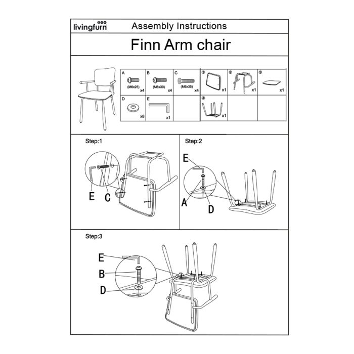 Brix Finn Zwart (set van 2) - Afbeelding 7