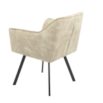 Eetkamerstoel Emma | Velvet Taupe (set van 2) - Afbeelding 7