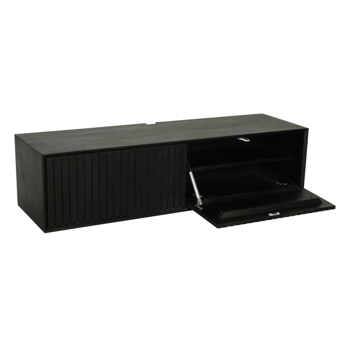 Zwevend tv-meubel Madison Zwart | 120 cm - Afbeelding 7
