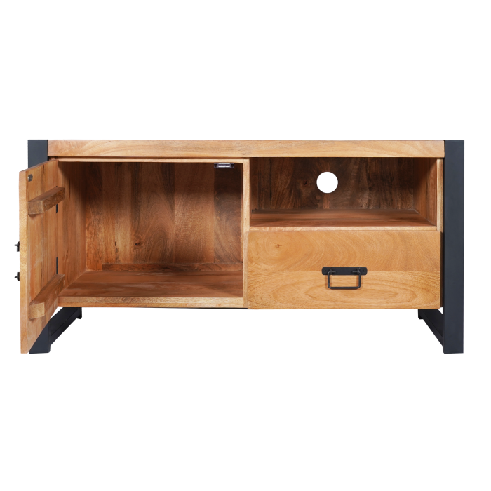 Tv-meubel Boaz 110 cm | Een deur en open vak - Afbeelding 7