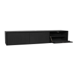 Zwevend tv-meubel Madison Zwart | 160 cm - Afbeelding 7
