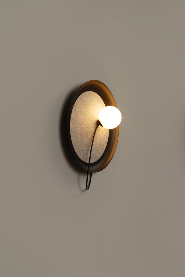 Wandlamp met draad @ 38 cm G9 gestructureerd antraciet grijs - Afbeelding 7