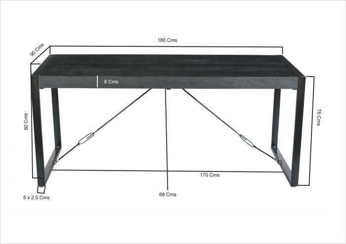 Norris 180x90 cm - Afbeelding 8