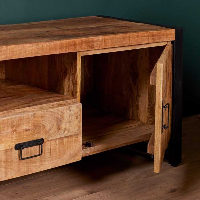 Tv-meubel Boaz 150 cm | Twee deuren en een lade - Afbeelding 8