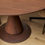 Eettafel Lima Walnoot | 150 cm | Rond - Afbeelding 8
