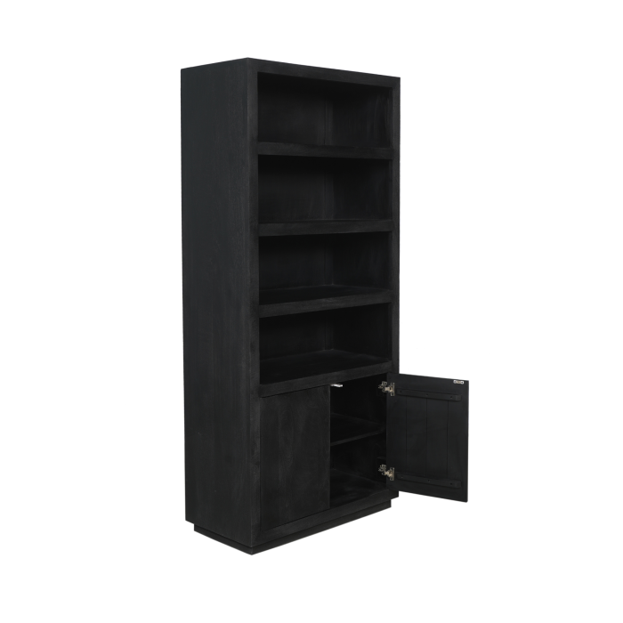Boekenkast Brussel Zwart | 90 cm - Afbeelding 8