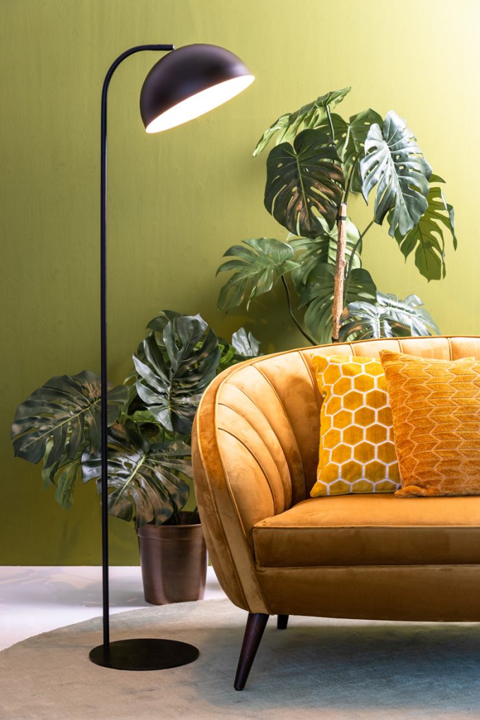 Vloerlamp Mette - Zwart - 37x30x155cm - Afbeelding 8