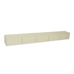 Zwevend tv-meubel Vision Sand | 280 cm - Afbeelding 8