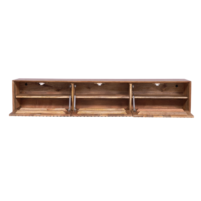 Zwevend tv-meubel Madison Naturel | 160 cm - Afbeelding 8