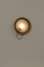Wandlamp met draad @ 38 cm G9 gestructureerd antraciet grijs - Afbeelding 8