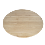 Eiken eettafel Ferris | Rond 110 cm | Naturel - Afbeelding 9